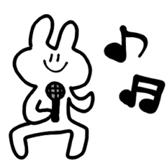 [LINEスタンプ] 自由なうさぎさんのスタンプ2