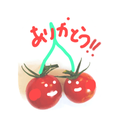 [LINEスタンプ] トマトアイドル収穫祭