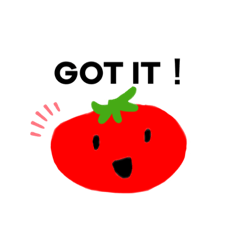 [LINEスタンプ] English TOMATO