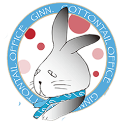 [LINEスタンプ] 不器用うさぎ・ぎんさん 友達メッセージ