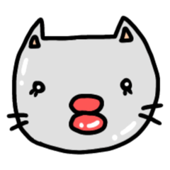 [LINEスタンプ] 【ぷるるんねこ】顔と文字