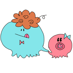 [LINEスタンプ] たこがぶスタンプ