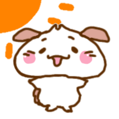 [LINEスタンプ] 「にくまん犬」の日常。韓国語ver.