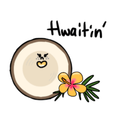 [LINEスタンプ] talkative coconut ft. the sun