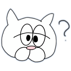 [LINEスタンプ] ねむそうなねこ