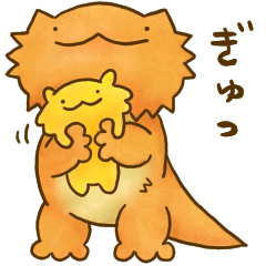 [LINEスタンプ] もっちりフトアゴちゃん2