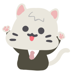 [LINEスタンプ] ねこ五郎-(1)職場の敬語！