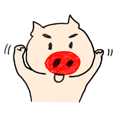 [LINEスタンプ] 豚ブブと猫ビビ