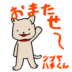 [LINEスタンプ] シブヤハチくんの日常