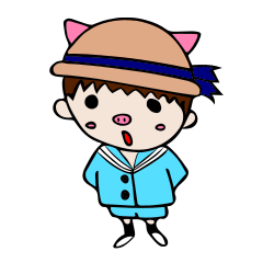 [LINEスタンプ] こぶたのこーくん