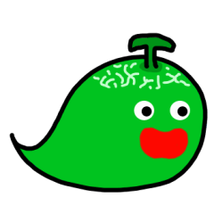 [LINEスタンプ] メロンのしずくん