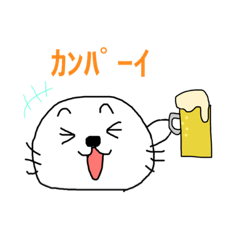 [LINEスタンプ] ぽい×あざらしの日常生活で使える挨拶編