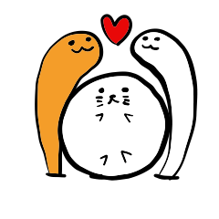 [LINEスタンプ] チンとアナとゴマル