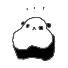 [LINEスタンプ] パンダのこころ(ゆうゆうとみいみい)