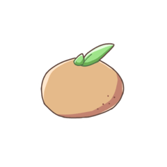 [LINEスタンプ] みかんだなぁ…