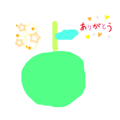 [LINEスタンプ] かわいいゆるふわりんごのスタンプだよ