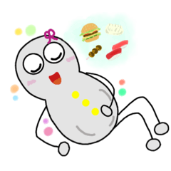 [LINEスタンプ] かわいいオバケの仕草スタンプ