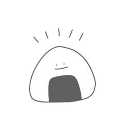 [LINEスタンプ] つぶらなおにぎりさん#1