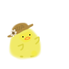 [LINEスタンプ] ゆるい生き物（ひよこ）