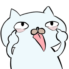 [LINEスタンプ] お断りするねこ