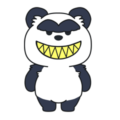 [LINEスタンプ] クレイジーパンダ 不動産投資 Crazy Panda1