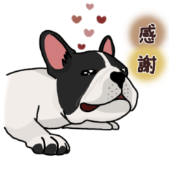 [LINEスタンプ] ホワイト＆ブラック フレブル1