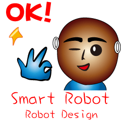 [LINEスタンプ] スマートロボット-3