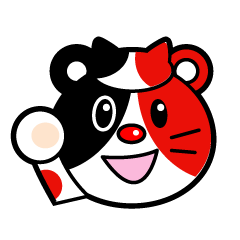 [LINEスタンプ] かわいいネコになりたかったクマ（三毛猫）