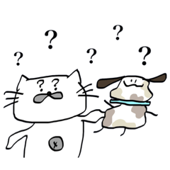 [LINEスタンプ] しろくろねこちゃんず 2