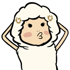 [LINEスタンプ] ひつじさんとおともだち 〜基本的なの〜