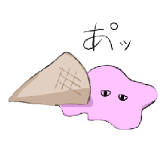 [LINEスタンプ] 冷たい心のモチヌシ