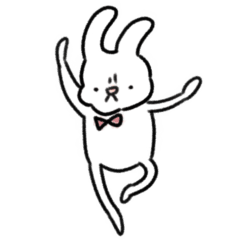 [LINEスタンプ] ふてぶてうさぎ【Part1】