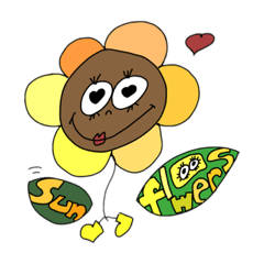 [LINEスタンプ] sunflowers！♡