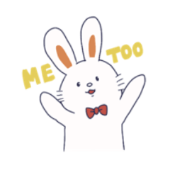 [LINEスタンプ] いろいろうさうさぎ