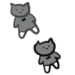 [LINEスタンプ] 白い靴下 猫