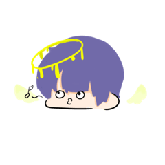 [LINEスタンプ] 青色天使くん