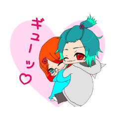 [LINEスタンプ] カラフルなファミリー〜日常〜