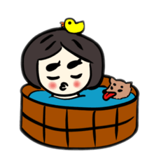 [LINEスタンプ] こはなとちくわ