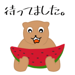 [LINEスタンプ] かわぁいいくまさん