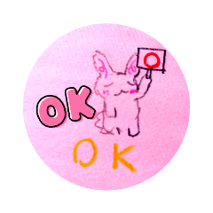 [LINEスタンプ] うさぎとねこのあいさつ