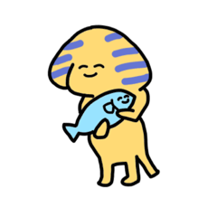 [LINEスタンプ] 今日も元気にスフィンクス