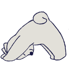 [LINEスタンプ] ヨギの子犬