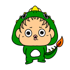 [LINEスタンプ] OGAZAURUS