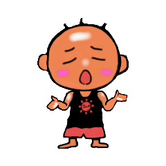 [LINEスタンプ] やれやれ…