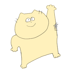 [LINEスタンプ] わき毛ねこ