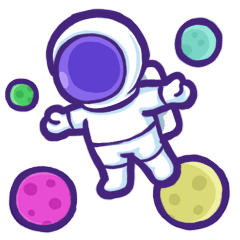 [LINEスタンプ] 宇宙に行こう！