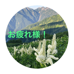 [LINEスタンプ] 鹿島槍ヶ岳2021