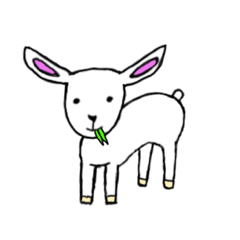 [LINEスタンプ] やぎ goat