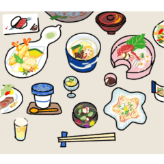 [LINEスタンプ] お食事処きくのやスタンプ