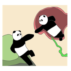 [LINEスタンプ] パンダPpp